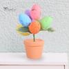 Easter Egg Bonsai Colorful Simulated Easter Egg Potted Plant DIY Foam Bunny Eggs for Home Party Decoration