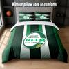 Ireland Rugby Design Bed Bedding Set 1 Duvet Cover + 2 Pillowcases Soft Breathable Household Bed Linens