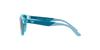 Emporio Armani EK4003F Shiny Transparent Turquoise Frame with Azure Gradient Dark Blue Size 48 Kids' Lens,