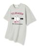 TI.GLAKE White Bear Oversized Short Sleeve T-Shirt Oatmeal
