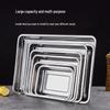 Premium 304 Stainless Steel Rectangular Tray