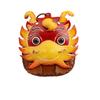 Cowhide Creative Zodiac Dragon Change Bag Car Key Bag Zodiac Small Backpack One Shoulder Crossbody Bag Small Gift