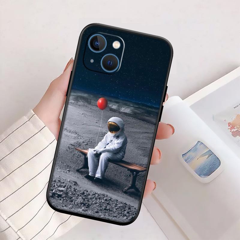 BH4 Astronaut Planet Space Moon Phone Case for Samsung Galaxy S20 S21 S22 Ultra FE + Plus A21S A22 A24 A25 A26 A30 A30S A31