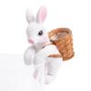 Aquarium Decoration Hanging Basket Rabbit Landscape Ornaments Cartoon Animal Fish Tank Pendant For Aquariums Lovers