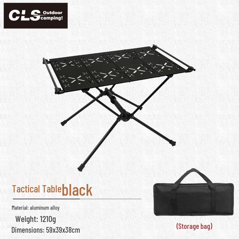 CLS Ultralight Portable Aluminum Folding Table for Camping, Hiking, and Cycling