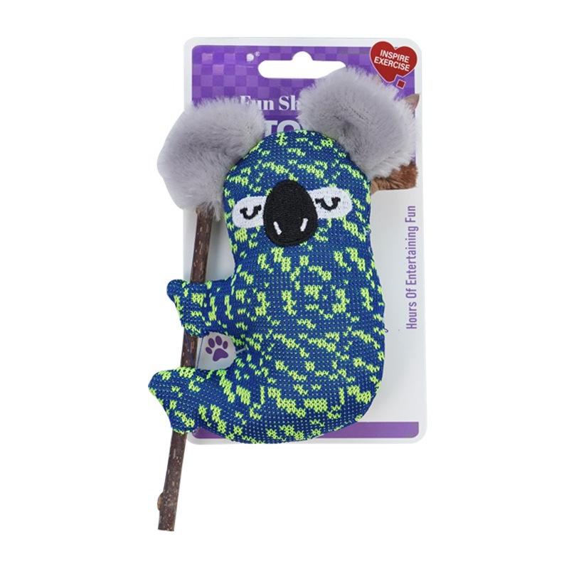 

Cat Toys From Hi To Relieve Boredom Catnip Gnawing Toys Wood Polygonum Grinding Teeth Teasing Cat Sticks Cat Pet Toys