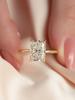 925 Sterling Silve Gorgeous Shiny 1-5CT Zircon Rectangle Ring For Women Engagement Wedding Luxury High Quality Fine Jewelry