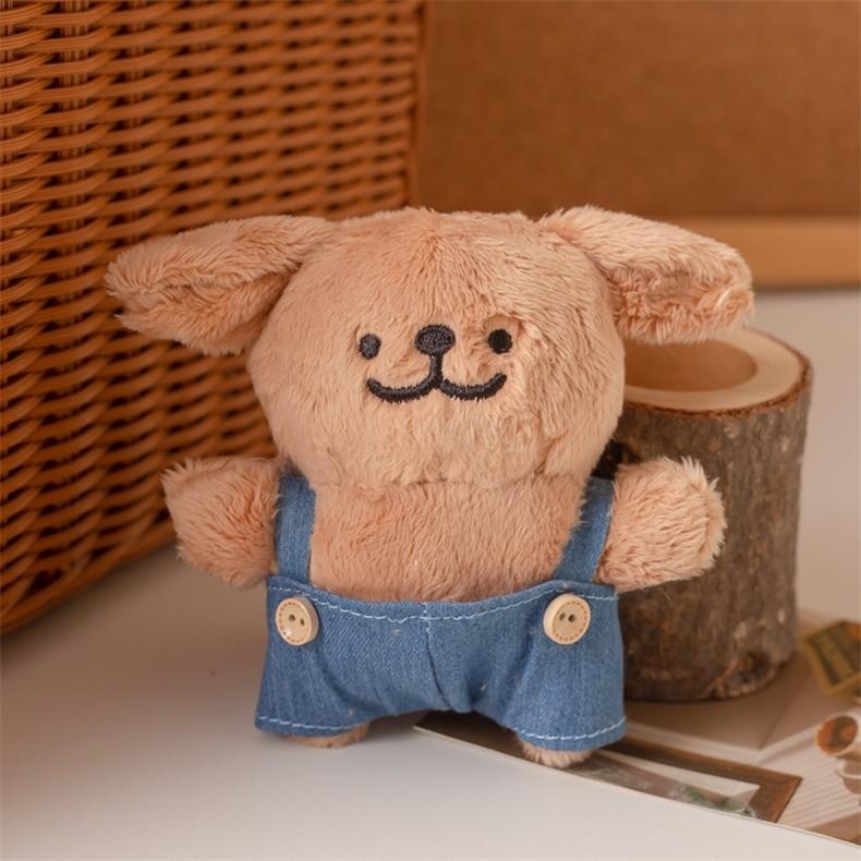 Maltese Toy Plush Cartoon Animal Doll Backpack Pendant Children Gift Holiday