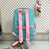 New contrasting colors cute cartoon backpack small fresh middle school students daily commuting light large capacity backpack