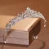 Bridal Headwear Gold/Silver-Colour Women's Fashion Wedding Crown Birthday Tiaras Crown Queen Party Headband