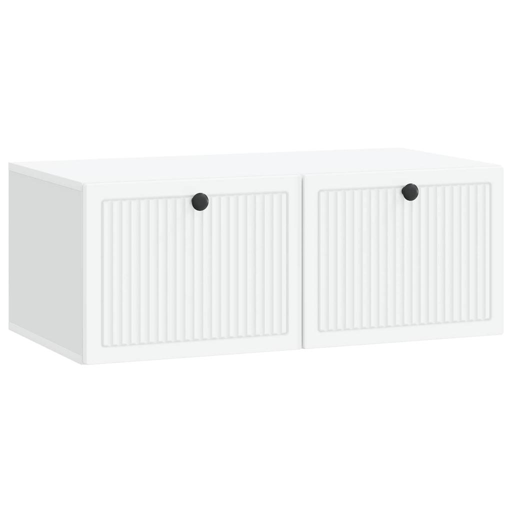 Wall Mounted TV Cabinet White 78.5 x 41 x 30 cm Particleboard