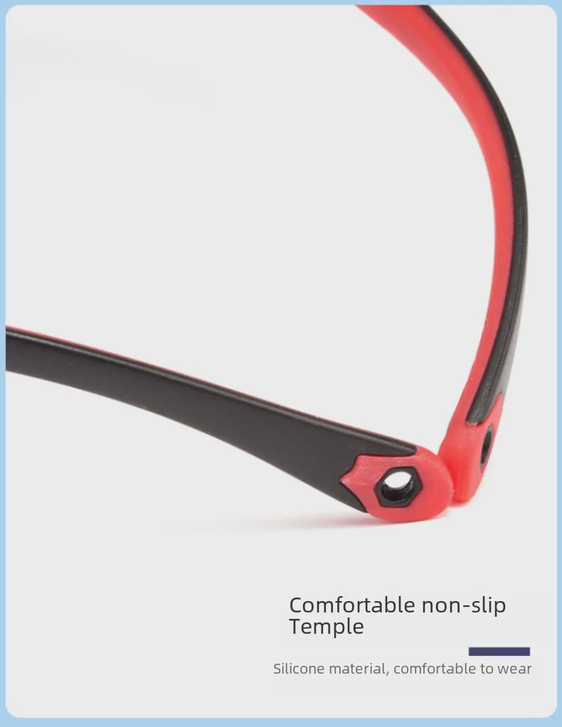 Danyang 9022ET Kids' Retro Round Myopia Glasses - Ultra-light Silicone TR Frame