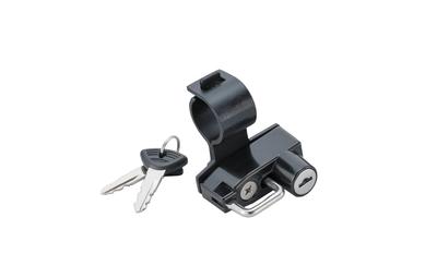 Kijima Motorcycle Parts Helmet Lock Holder Steel Bonneville T100 Street Twin Scrambler Black Anti-Theft ('16-) ('17-) HTR-05006