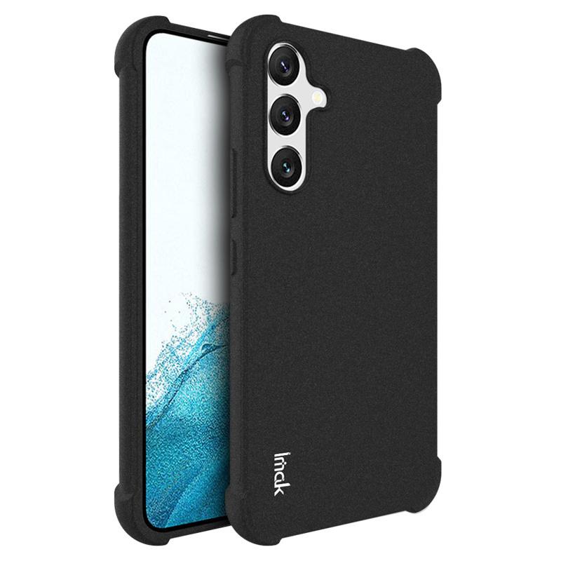 

IMAK для Samsung Galaxy A54 5G Противоударный чехол с воздушными подушками на четырех углах Мягкая TPU матовая поверхность Защитная крышка Black