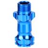 4Pcs Aluminium 17mm Hex Hub Extension Adapter for 1:8 Ratio RC Model Car(Black)