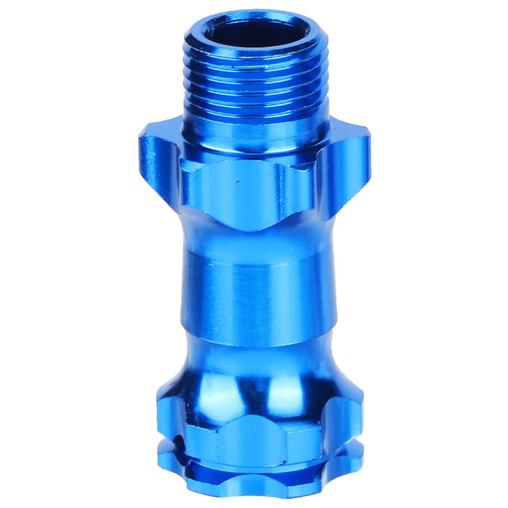 4Pcs Aluminium 17mm Hex Hub Extension Adapter for 1:8 Ratio RC Model Car(Black)
