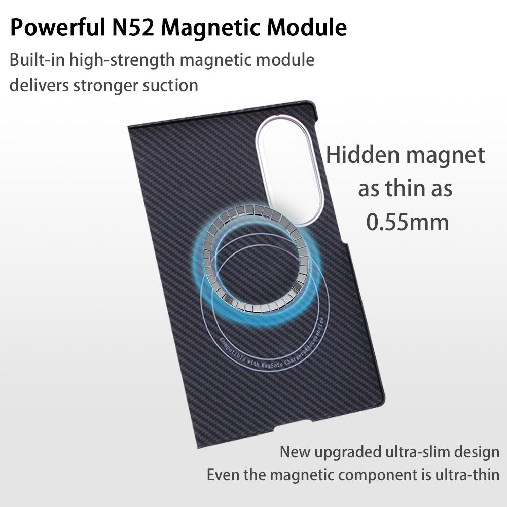 Per Samsung Galaxy Z Fold 8 Custodia in Fibra di Carbonio Aramidica Cover in Kevlar Ultra-Sottile Leggera Armatura Custodia Protettiva Resistente Robusta