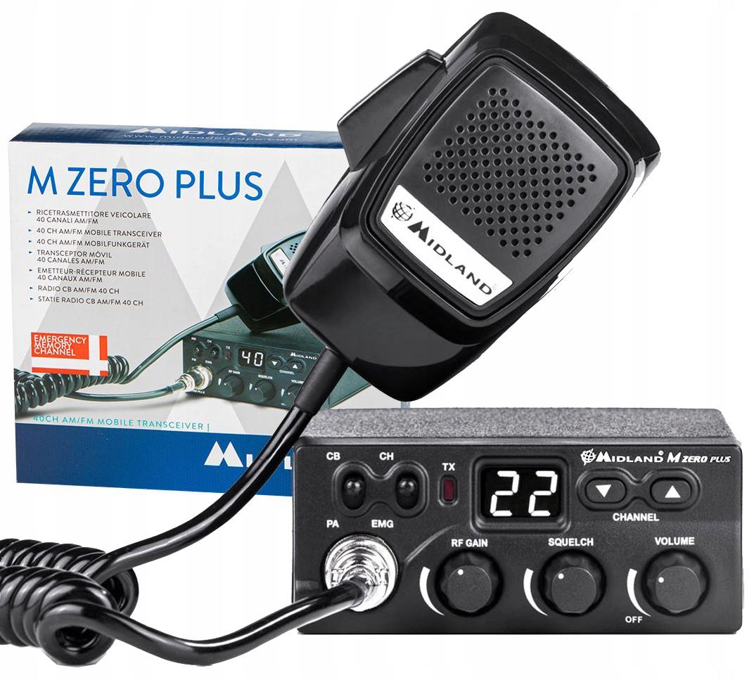 Midland -ZERO Plus AM/FM kompaktní CB vysílačka