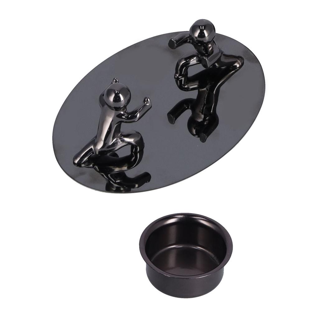 Candlestick Holder Stainless Steel Candle Holder Romantic Candle Stand Candlestick Ornament for