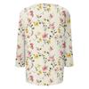 3/4 Sleeve Shirts For Women Cute Print Graphic Tees Blouses Casual Plus Size Basic Tops Pullover