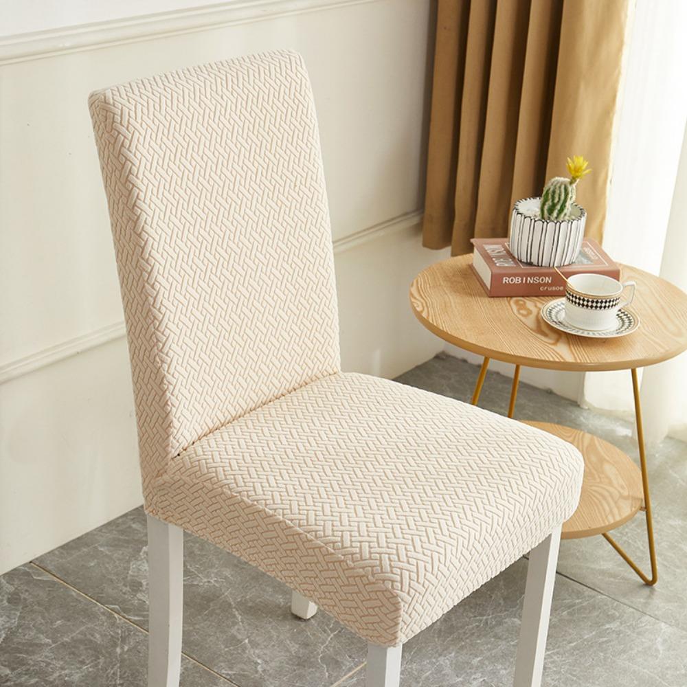 Elastic Chair Covers Set with Backrest Universal Stretch Dining Chair Slipcovers for Home Simple All Season Use
