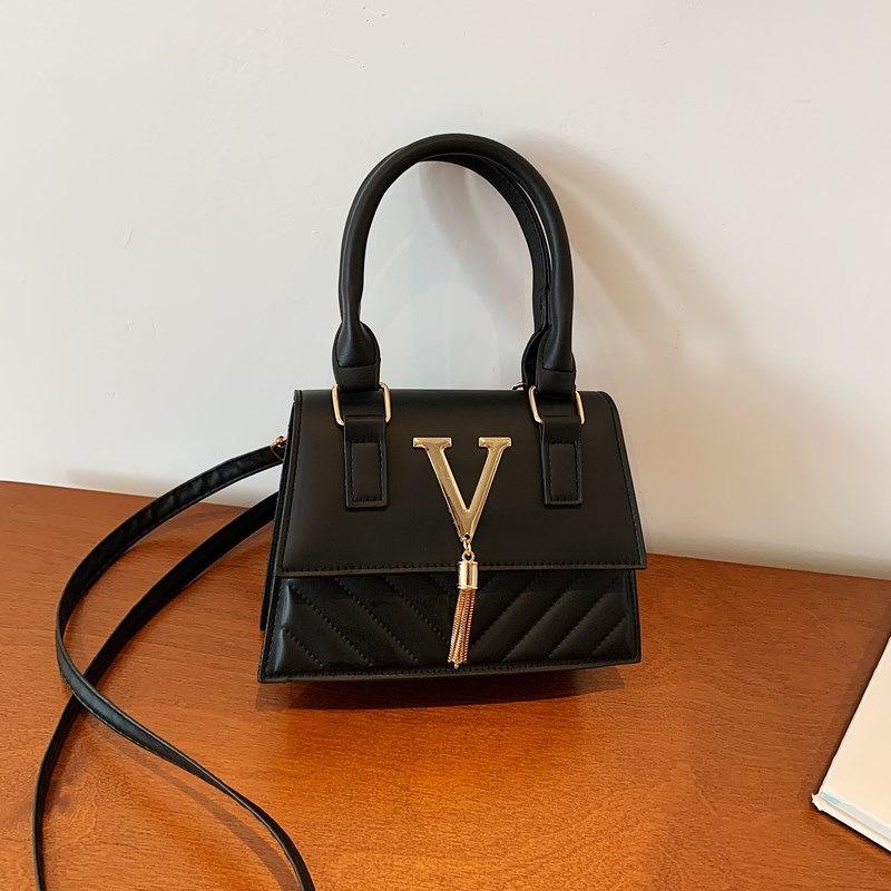 Pu Women's Bag Small Square Bag New Shoulder Bag Simple Handbag Messenger Bag High-end Bag