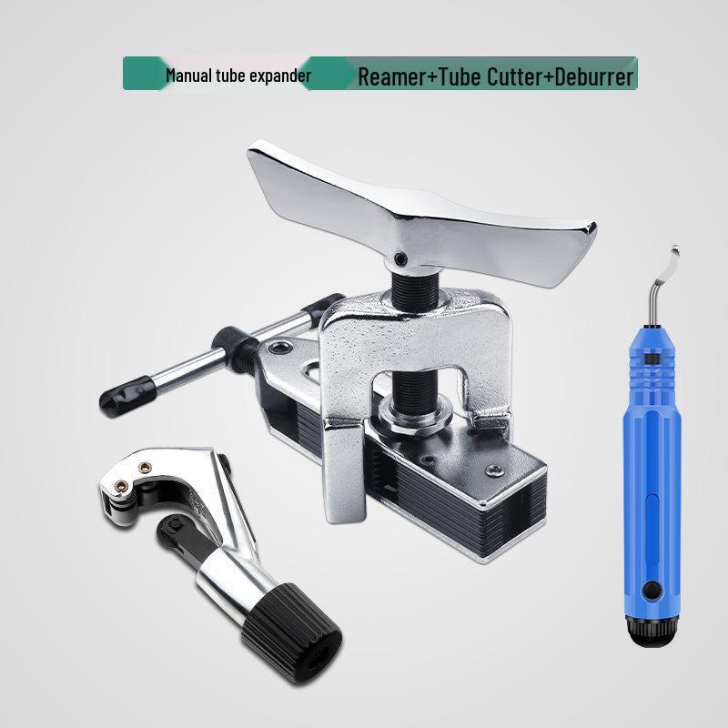 Flaring Tool Set for Brake, Copper, Air Conditioner, Refrigerator Pipes - Includes Expander & Riveting Tools, Free Shipping