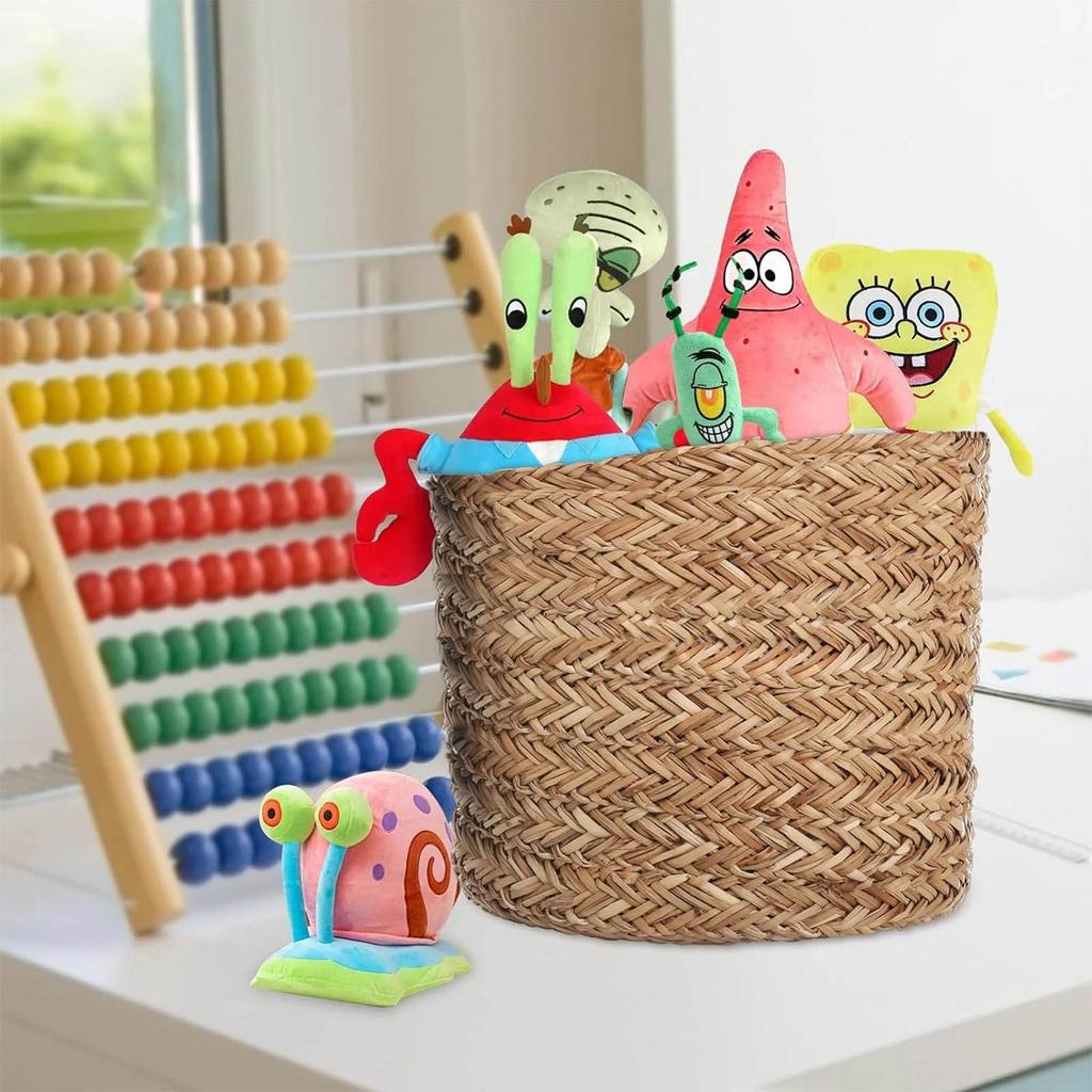 Plush Toys - 6 Pieces Super Soft Stuffed Plush Pillow, Cartoon SquarePants Plush Doll Set