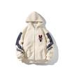 Veste épaisse en coton et laine d'agneau pour homme - Manteau d'hiver décontracté