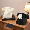 Telephone Shaped Tissue Box Stylish Telephone Design Tissue Box Paper Dispenser for Versatile Home Settings