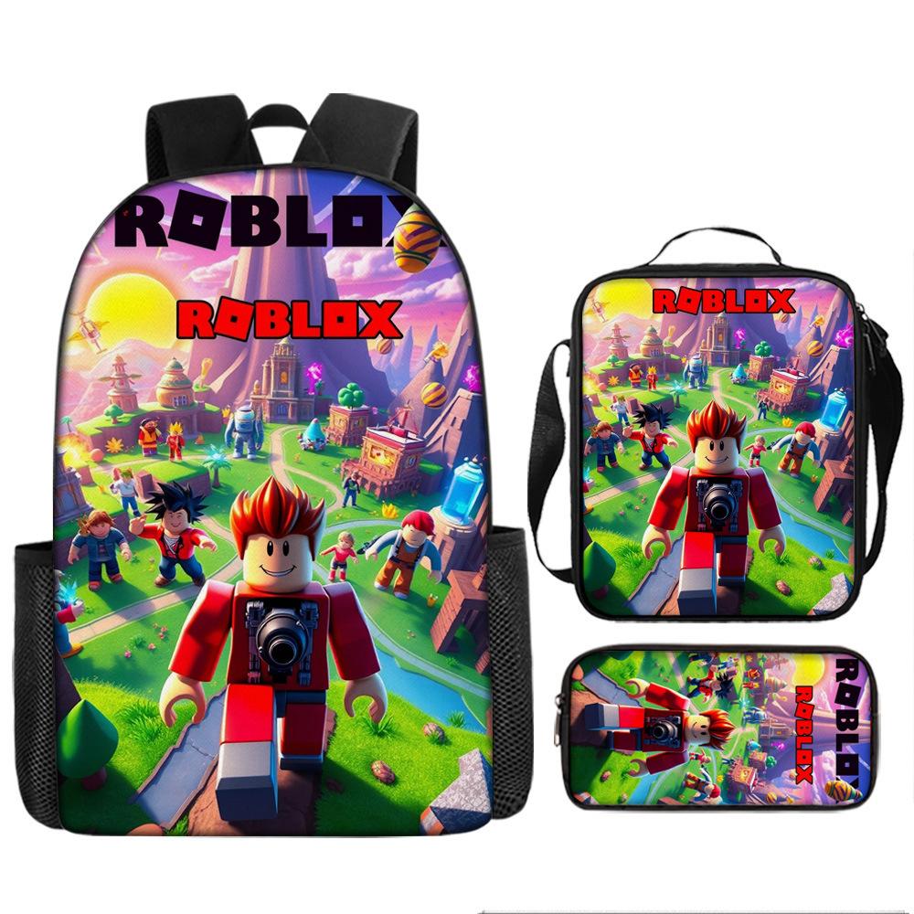 Robles Backpack Three-Piece Children'S Cartoon Backpack Large Capacity School Bag
