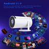 HY300 4K Ultra HD Portable LCD Projector with Wireless Screen Mirroring for Living Room - Android 1080P