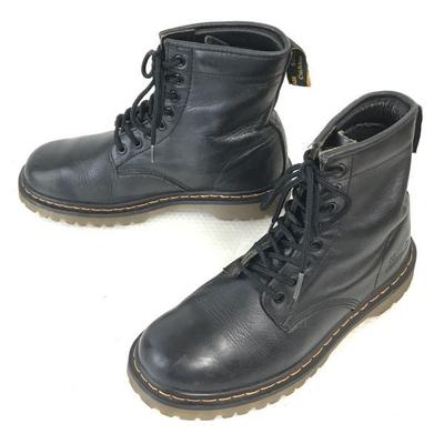 HAWKINS Air Cushion Leather Lace-up Boots Women’s 23.5 Black(USED)