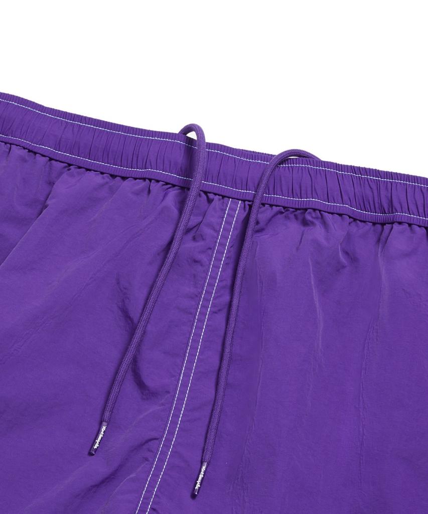 MARK GONZALES Nylon Stitch Detail Short - Purple