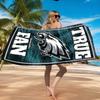 Asciugamano da Spiaggia Philadelphia Eagles, Asciugatura Rapida, Facile da Curare, Adatto Sia per il Fitness che per le Vacanze al Mare, Essenziale per lo Sport