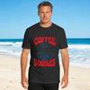 Coffee Doodles Retro Dog Lover Graphic T Shirt Hipster T Shirts Short Sleeve Y2k Fun Tops Beach Cotton Oversize Tees