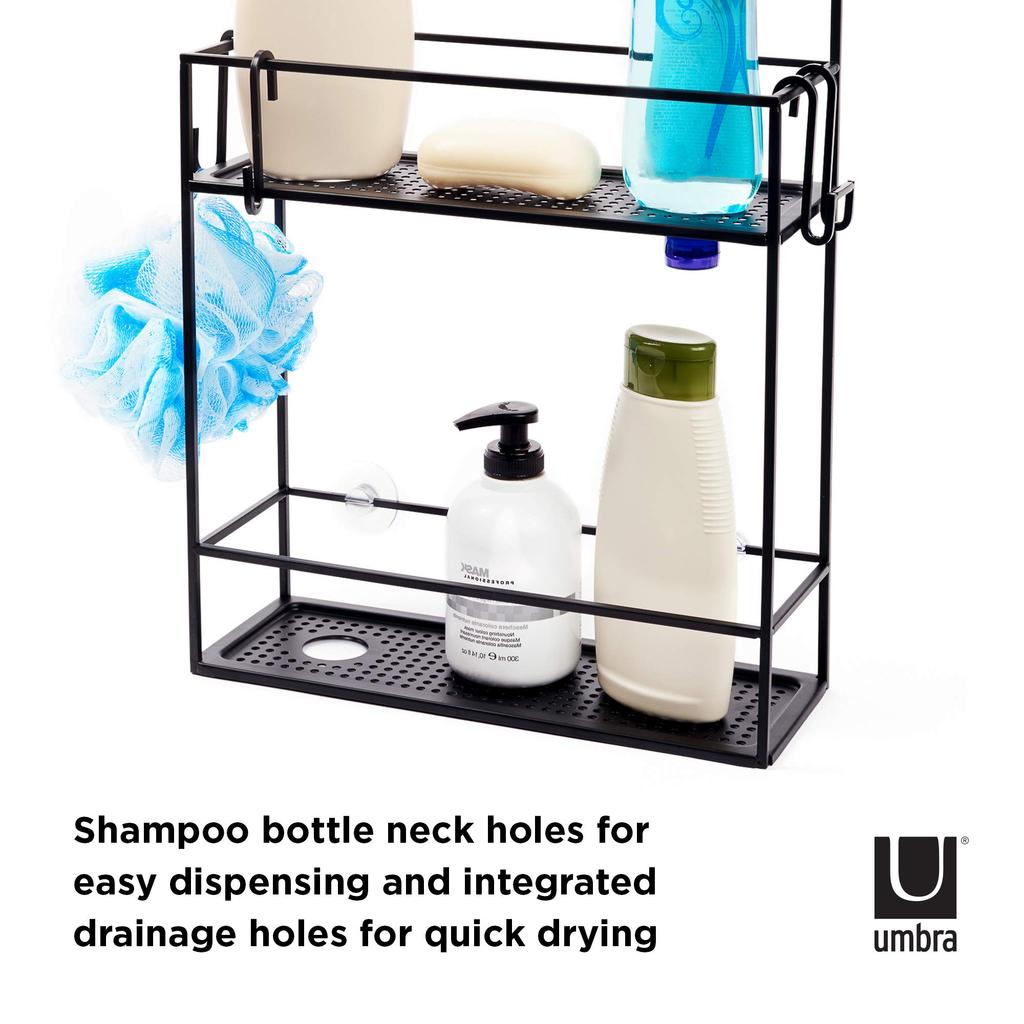 Umbra CUBIKO SHOWER CADDY Shower Rack, Black