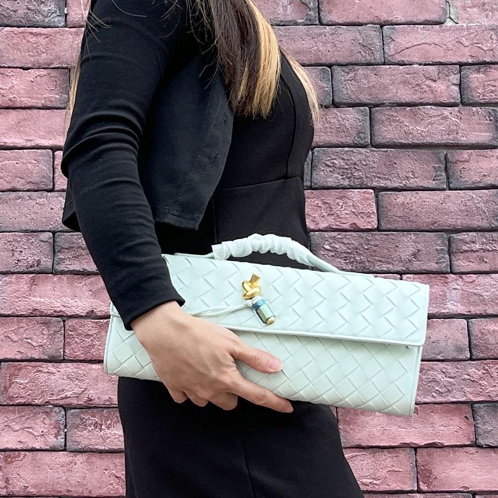 

Сумка-багет ручной работы через плечо, весна 2024 г. — европейский и американский стиль моды 34*14*7cm