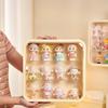 Transparent 3-Layer Display Cabinet – Multi-Size Wall-Blind Box Display Case Mounted Dustproof Storage for Mini Toys