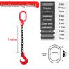 Complete Lifting Chain Sling with Hooks for Mining and Rigging