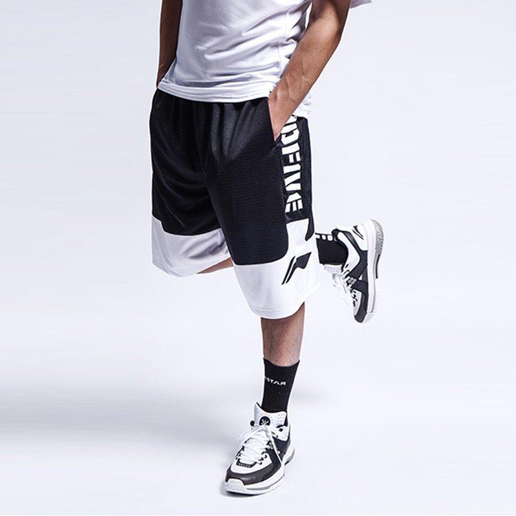 Li Ning Basketball Shorts Men's Black AAPN041-1