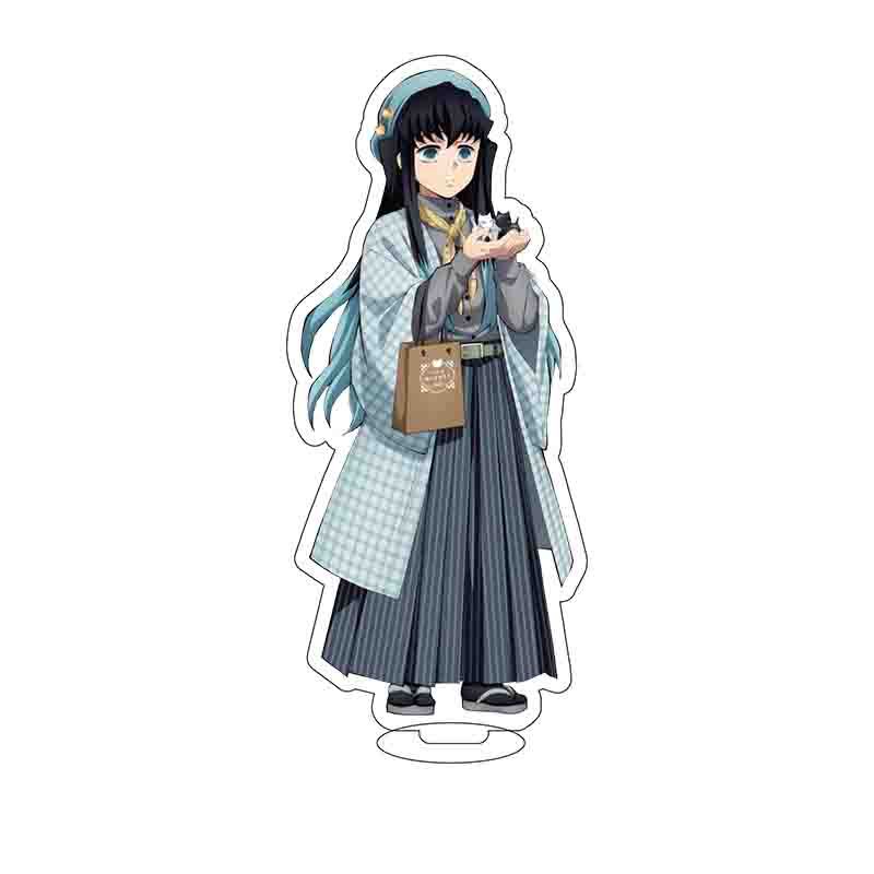Anime Hashibira Inosuke Nezuko Kamado Tanjirou Acrylic Stand Anime Rengoku Kyoujurou Figure Model Cosplay Toy