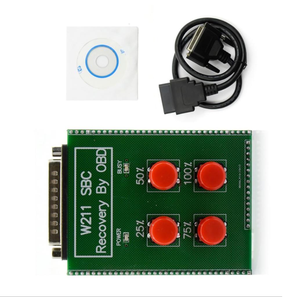 Recovery By OBD2 For Mercedes Benz W211 E-Class OBD2 R230 ABS SBC Connector Car Diagnostic Repair Code C249F Adapter Reset Tools