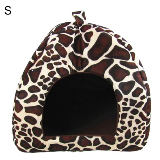 Strawberry Dog Puppy Cats Indoor Foldable Soft Warm Bed Pet House Kennel Tent