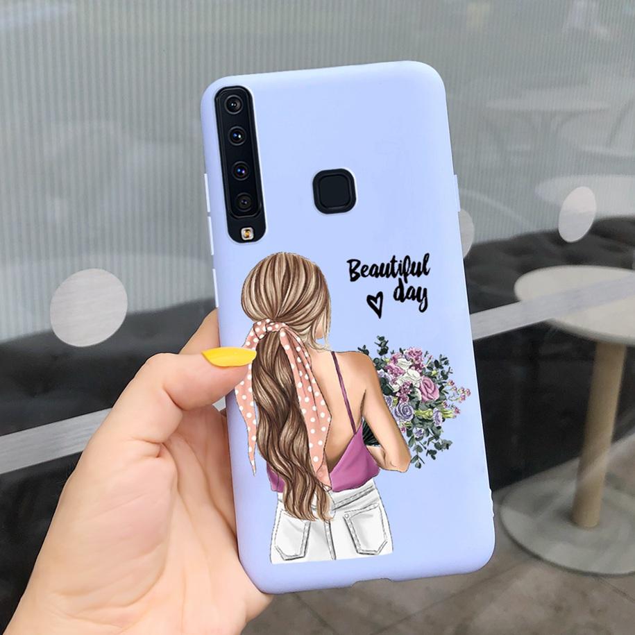 Für Samsung Galaxy A9 2018 A9s Hülle Mode Leopard Blume Handyhülle Für Samsung A9 2018 SM-A920F/DS Weiches Silikon Funda Coque