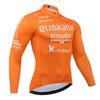 Professionelles Team Frühling Langarm Radtrikot Set Herren Fahrradkleidung MTB Bike Trikot Trägerhose Set Ropa Ciclismo