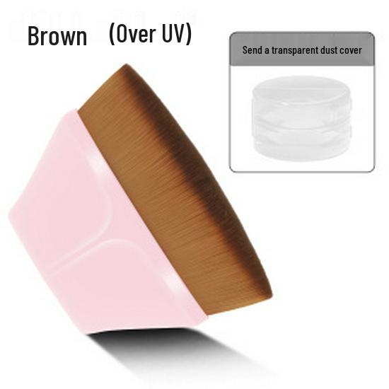 No. 55 Seamless Magic Foundation Brush with Cap - Perfect for Foundation and BB Cream, Non-Absorbing Design