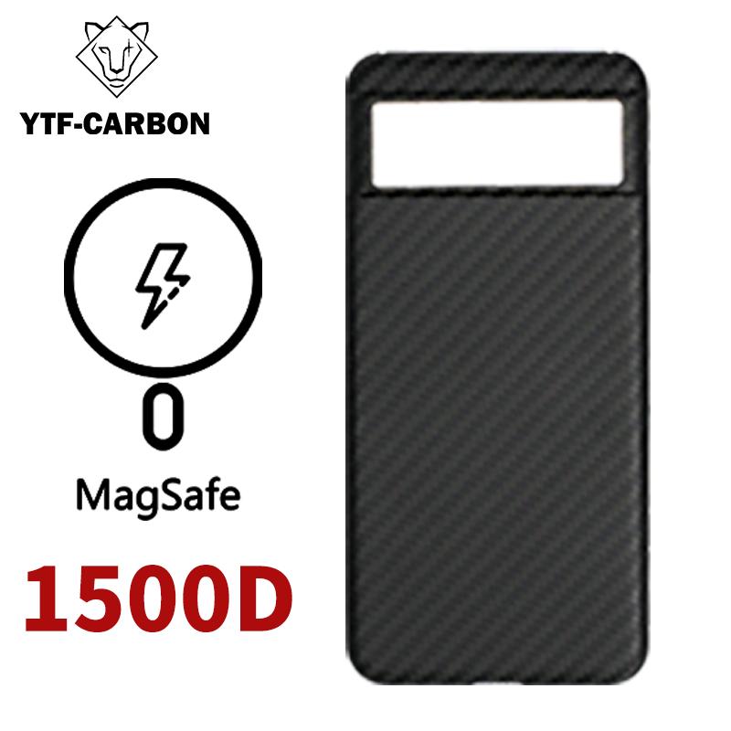 YTF Carbon Fiber Google Pixel 9 Phone Case Google Pixel 8pro Magsafe Kevlar Fiber Google Pixel 9a Pixel 9proXL Pixel8 Phone Case