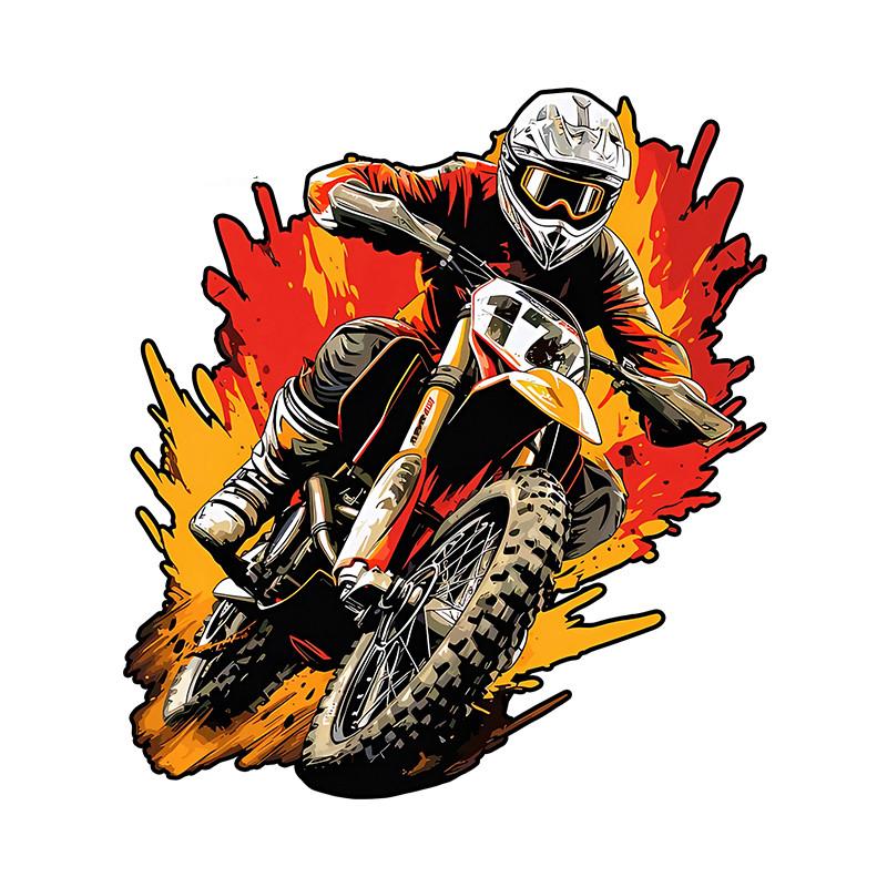 

Motorcycle Car Stickers Personality Half Body Motorcycle Bumper PVC Waterproof Self-adhesive Decal For Car Accessories SH1233 A-15cm Longest Side