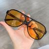 Retro Polarized Sunglasses for Womens Mens Large Frame Classic 70s Vintage Pilot Driving Eyewaer UV400 Protective Sun glasses